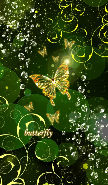 [LINE着せ替え] butterfly [yellow.]の画像1