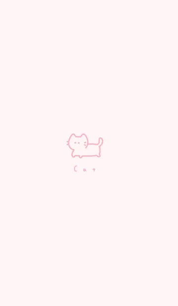 [LINE着せ替え] ねこ. 大人ピンクの画像1