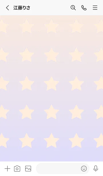 [LINE着せ替え] パステルオレンジ☆パステルブルー1/TKCJの画像2