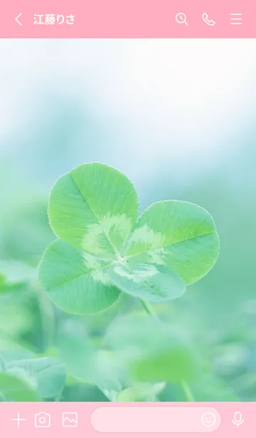 [LINE着せ替え] 四つ葉のクローバー Vintage Lens #2-2の画像2