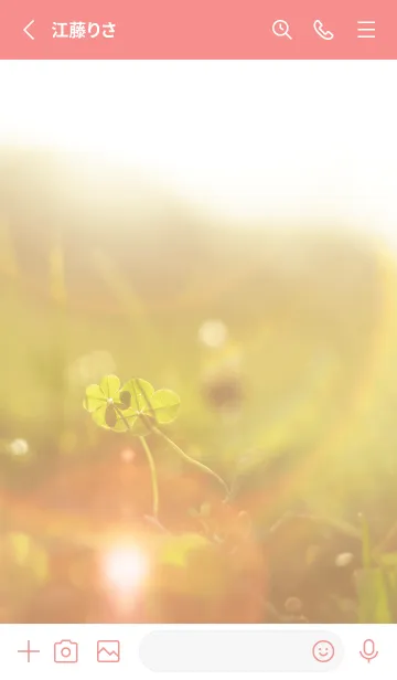 [LINE着せ替え] 四つ葉のクローバー Cuddle #1-1の画像2