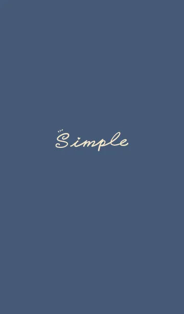 [LINE着せ替え] Simple Color J-gray blue (Be5)の画像1