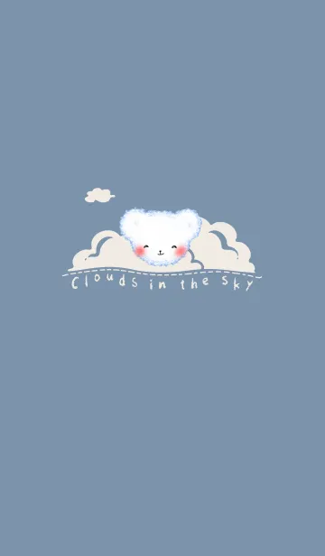 [LINE着せ替え] Cloud Bear J-Blue (Br2)の画像1