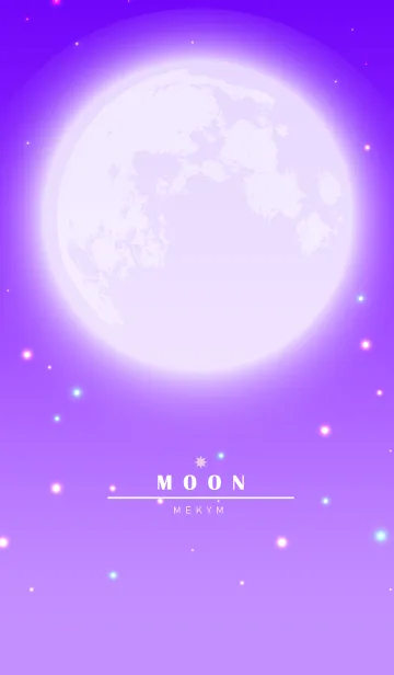 [LINE着せ替え] MOON-PURPLE 18の画像1