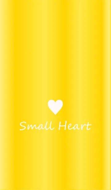 [LINE着せ替え] Small Heart *GlossyYellow 8*の画像1