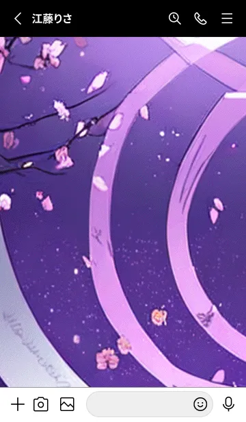 [LINE着せ替え] 月光夜桜#BaD11。の画像2