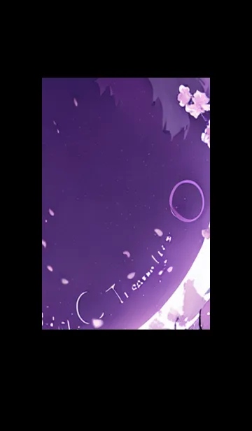[LINE着せ替え] 月光夜桜#BaC115。の画像1