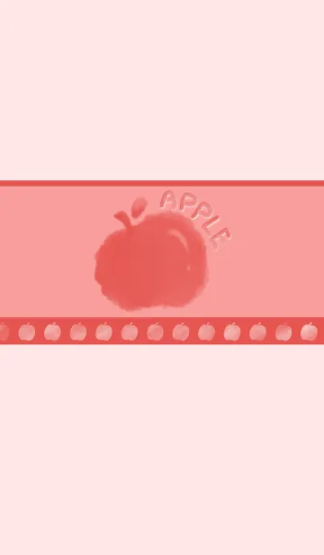 [LINE着せ替え] Smudge Apple J-Light Red (Red1)の画像1