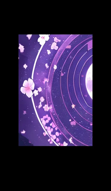 [LINE着せ替え] 月光夜桜#BaC029。の画像1