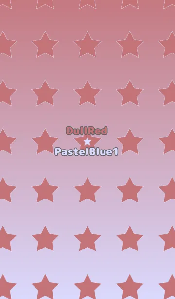 [LINE着せ替え] くすみレッド☆パステルブルー1/TKCJの画像1