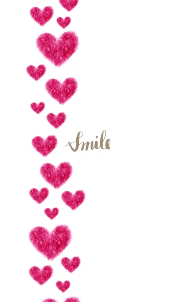 [LINE着せ替え] ハート 縦に27の画像1