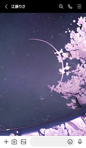 [LINE着せ替え] 月光夜桜#BaD125。の画像2