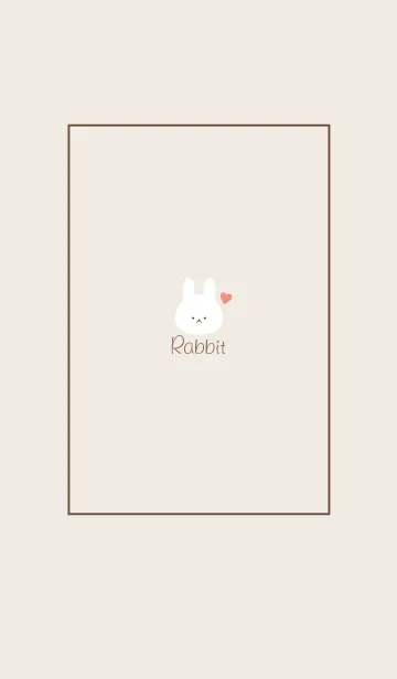 [LINE着せ替え] Rabbit-Dusky.Beige 23の画像1
