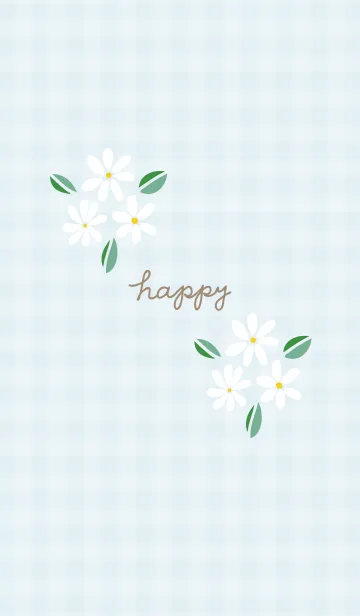 [LINE着せ替え] かわいい白い花束12の画像1