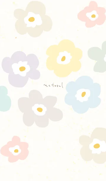 [LINE着せ替え] 花 北欧風 シンプル5の画像1