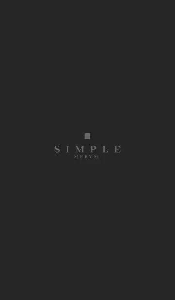 [LINE着せ替え] MATTE BLACK-SIMPLE SQUARE 8の画像1