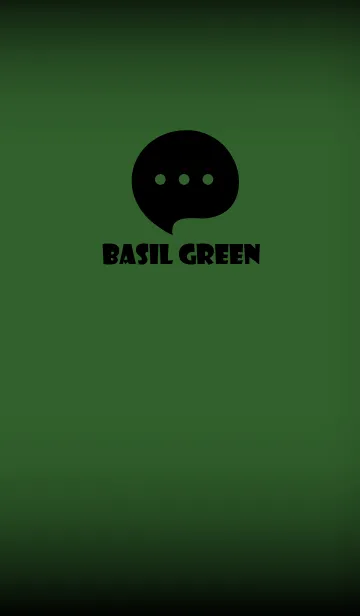 [LINE着せ替え] Basil Green And Black V.4 (JP)の画像1