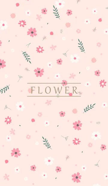 [LINE着せ替え] MANY FLOWERS PINK 61の画像1