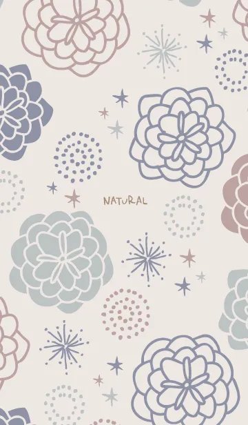 [LINE着せ替え] 花々 舞う14の画像1