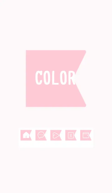 [LINE着せ替え] pink color O19の画像1
