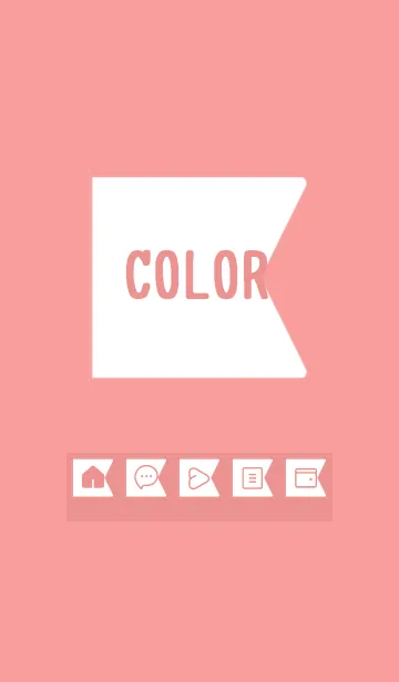 [LINE着せ替え] red color O16の画像1