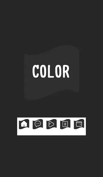 [LINE着せ替え] bw color P17の画像1