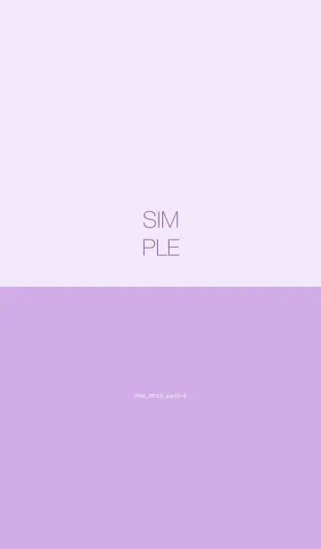 [LINE着せ替え] 0Nd_24_パープル2-6の画像1