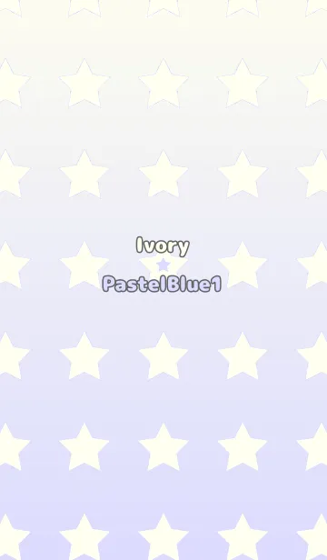 [LINE着せ替え] アイボリー☆パステルブルー1/TKCJの画像1