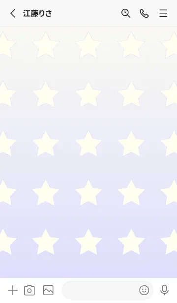 [LINE着せ替え] アイボリー☆パステルブルー1/TKCJの画像2