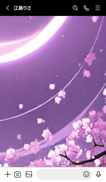 [LINE着せ替え] 月光夜桜#BaD118。の画像2