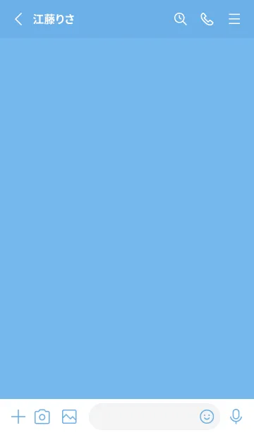 [LINE着せ替え] blue color P16の画像2