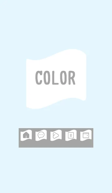 [LINE着せ替え] blue color P19の画像1