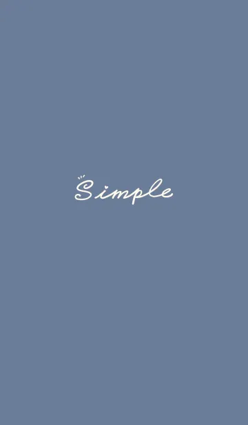 [LINE着せ替え] Simple Color J-Indigo (Be5)の画像1