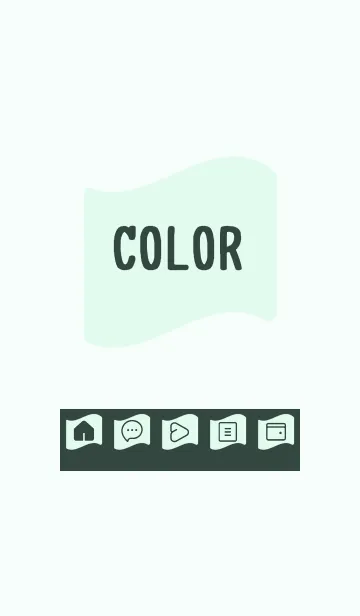 [LINE着せ替え] green color P35の画像1