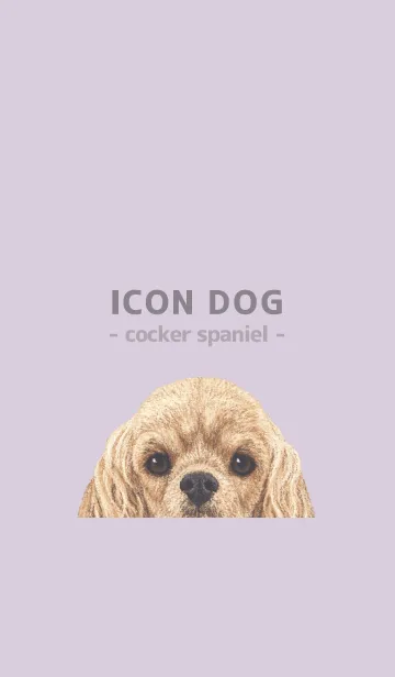 [LINE着せ替え] ICON DOG - コッカー - PASTEL PL/01の画像1