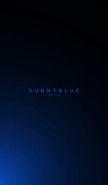 [LINE着せ替え] SUNNYBLUELIGHT -MEKYM-の画像1
