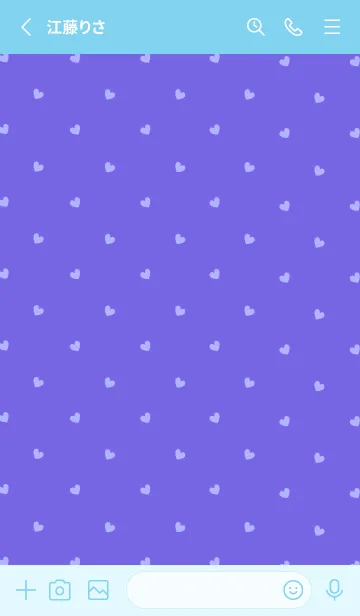 [LINE着せ替え] ミニ ハート _0107の画像2