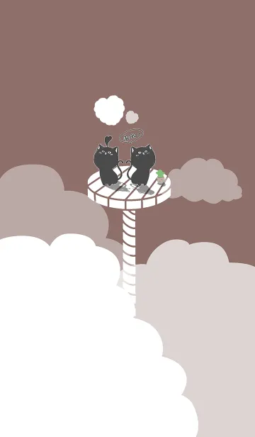 [LINE着せ替え] Cat on Platform J-Red Bean (Gr3)の画像1