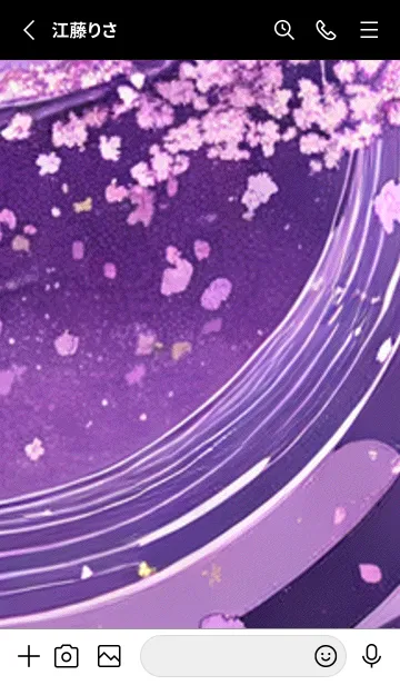 [LINE着せ替え] 月光夜桜#BaE218。の画像2