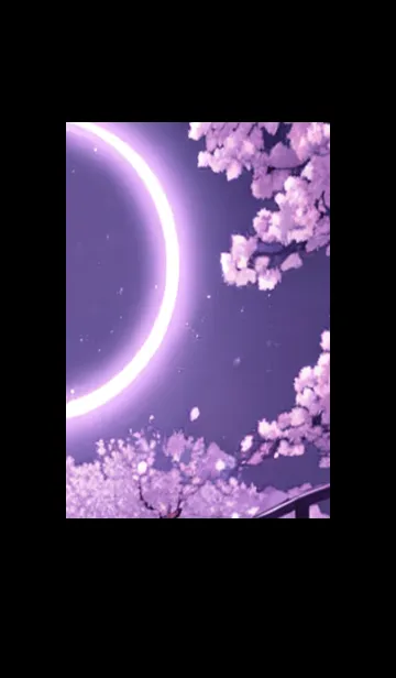 [LINE着せ替え] 月光夜桜#BaE213。の画像1