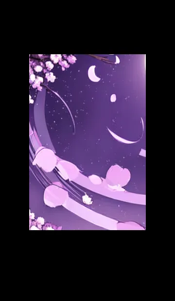 月光夜桜#BaE212。の着せ替えメイン画像