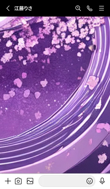 [LINE着せ替え] 月光夜桜#BaE29。の画像2