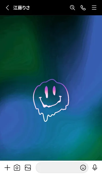 [LINE着せ替え] サイケデリック スマイル _6の画像2