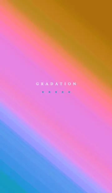 [LINE着せ替え] グラデーション ミニ スター 190の画像1