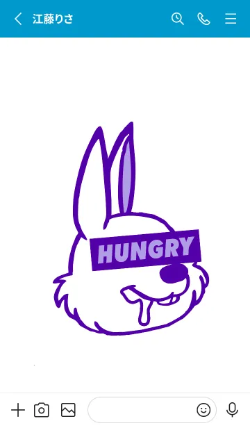 [LINE着せ替え] ハングリー.ラビット 39の画像2