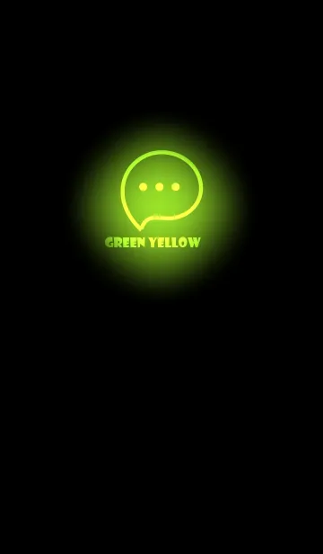 [LINE着せ替え] Green Yellow Neon Theme V3 (JP)の画像1