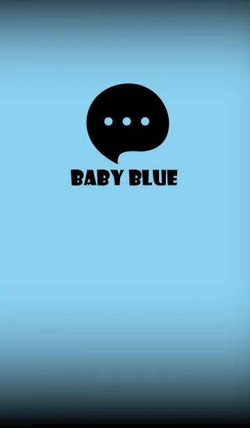 [LINE着せ替え] Baby Blue And Black V.4 (JP)の画像1