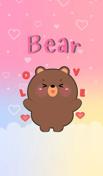 [LINE着せ替え] LOVE U Bear Theme (JP)の画像1