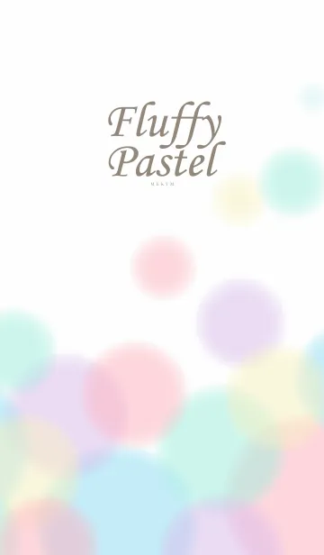 [LINE着せ替え] Fluffy Pastel.MEKYM 7の画像1