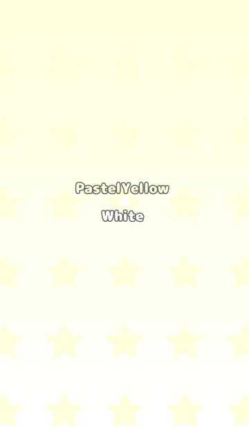 [LINE着せ替え] パステルイエロー☆ホワイト/TKCJの画像1